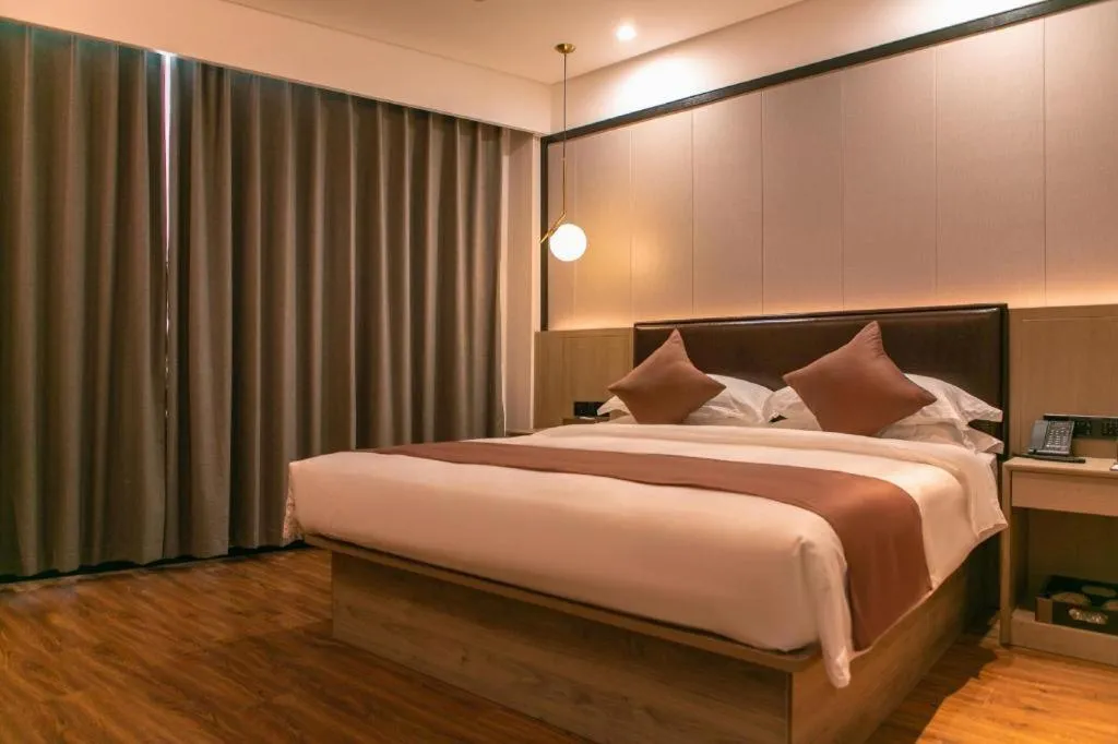 Bed in Gya Hotel Tangshan Caofeidian District Gongji Road