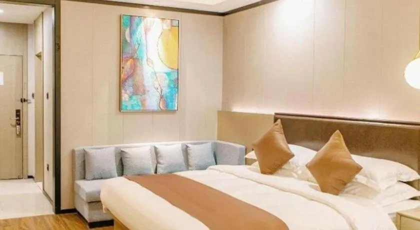 Bed in Gya Hotel Tangshan Caofeidian District Gongji Road