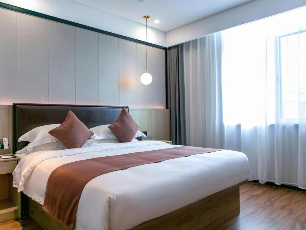 Bed in Gya Hotel Tangshan Caofeidian District Gongji Road