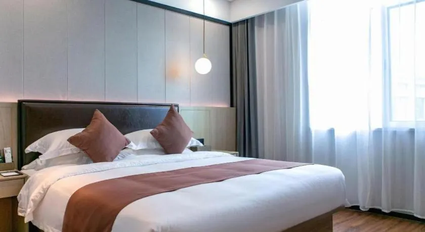 Bed in Gya Hotel Tangshan Caofeidian District Gongji Road