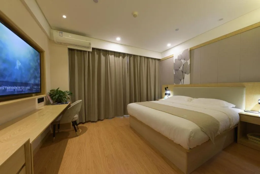 Bed in GreenTree Inn Express Hebei Tangshan Caofeidian Industrial Park 11 Plus Bus Station