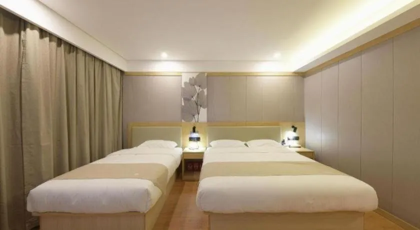Bed in GreenTree Inn Express Hebei Tangshan Caofeidian Industrial Park 11 Plus Bus Station