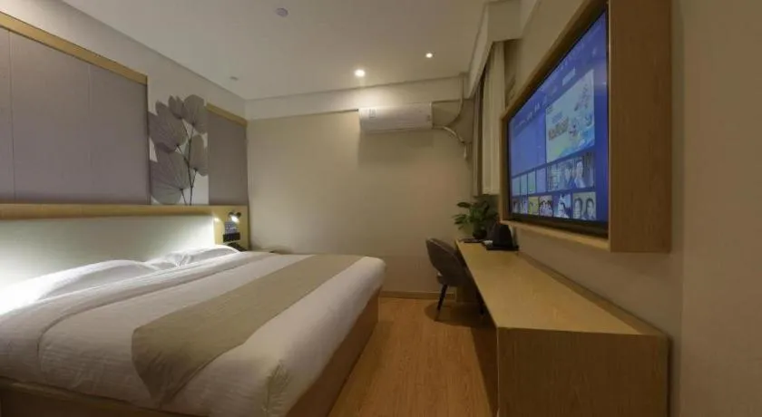 Bed in GreenTree Inn Express Hebei Tangshan Caofeidian Industrial Park 11 Plus Bus Station