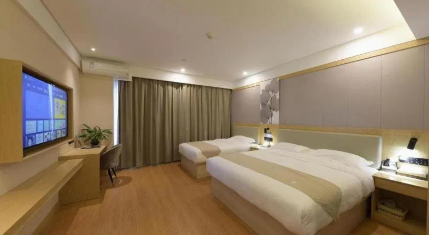 Bed in GreenTree Inn Express Hebei Tangshan Caofeidian Industrial Park 11 Plus Bus Station
