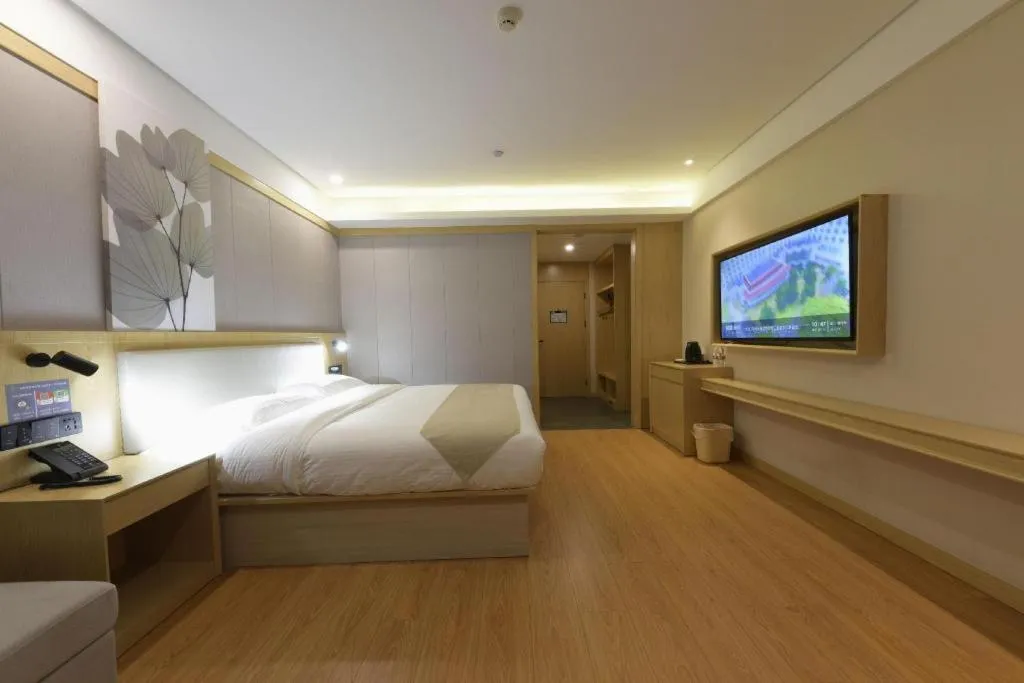 Bed in GreenTree Inn Express Hebei Tangshan Caofeidian Industrial Park 11 Plus Bus Station