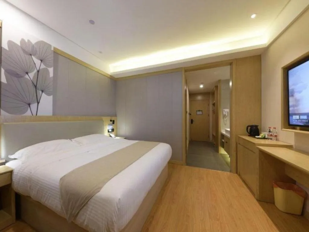 Bed in GreenTree Inn Express Hebei Tangshan Caofeidian Industrial Park 11 Plus Bus Station