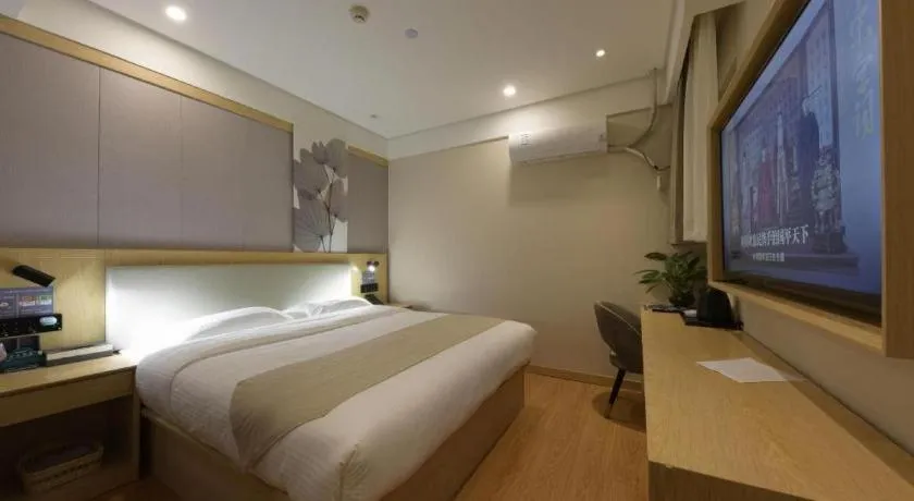 Bed in GreenTree Inn Express Hebei Tangshan Caofeidian Industrial Park 11 Plus Bus Station