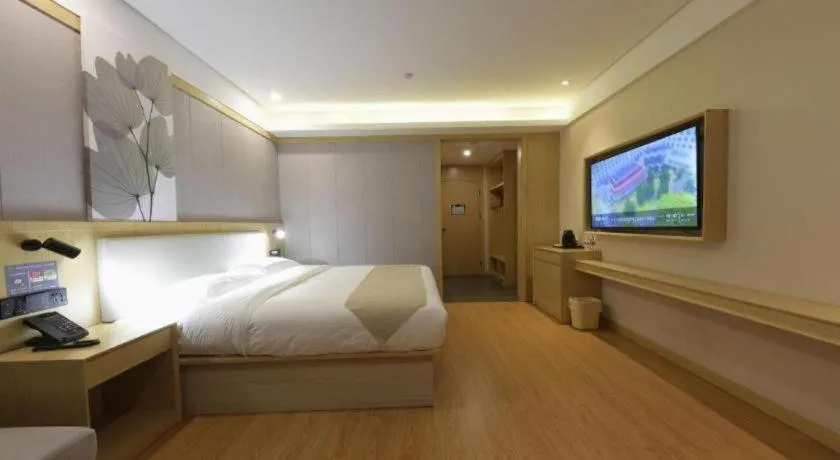 Bed in GreenTree Inn Express Hebei Tangshan Caofeidian Industrial Park 11 Plus Bus Station