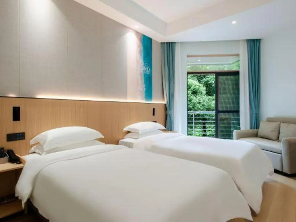 Bed in ZTE Hotel Shenzhen