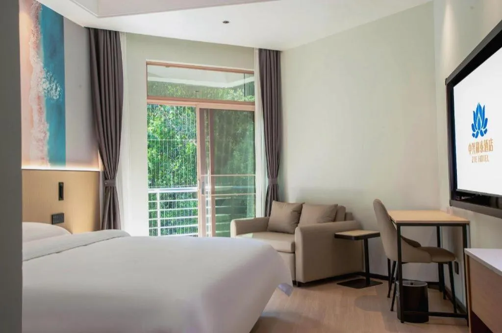 Bed in ZTE Hotel Shenzhen