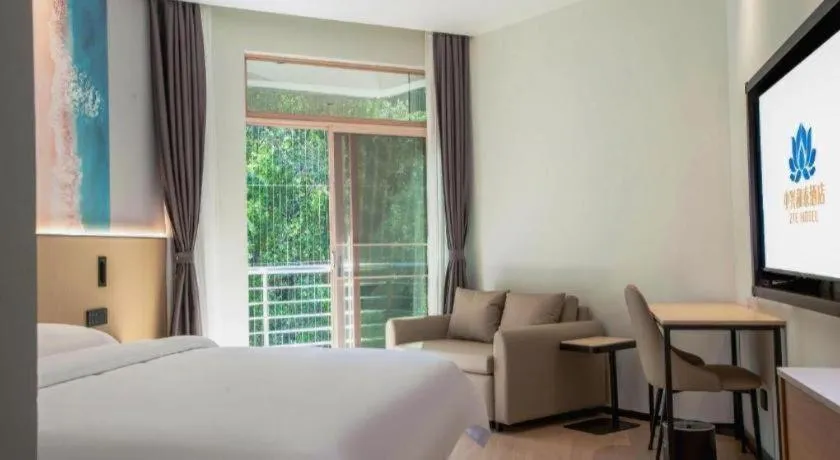 Bed in ZTE Hotel Shenzhen