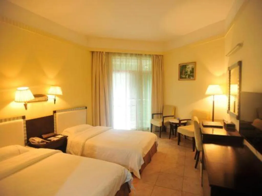 Bed in ZTE Hotel Shenzhen