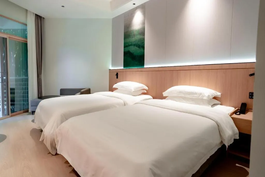 Bed in ZTE Hotel Shenzhen
