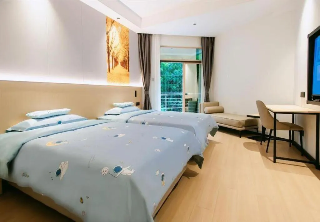 Bed in ZTE Hotel Shenzhen