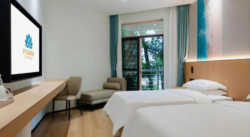 Bed in ZTE Hotel Shenzhen