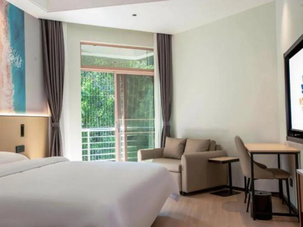 Bed in ZTE Hotel Shenzhen