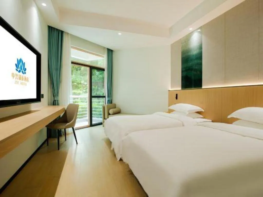 Bed in ZTE Hotel Shenzhen