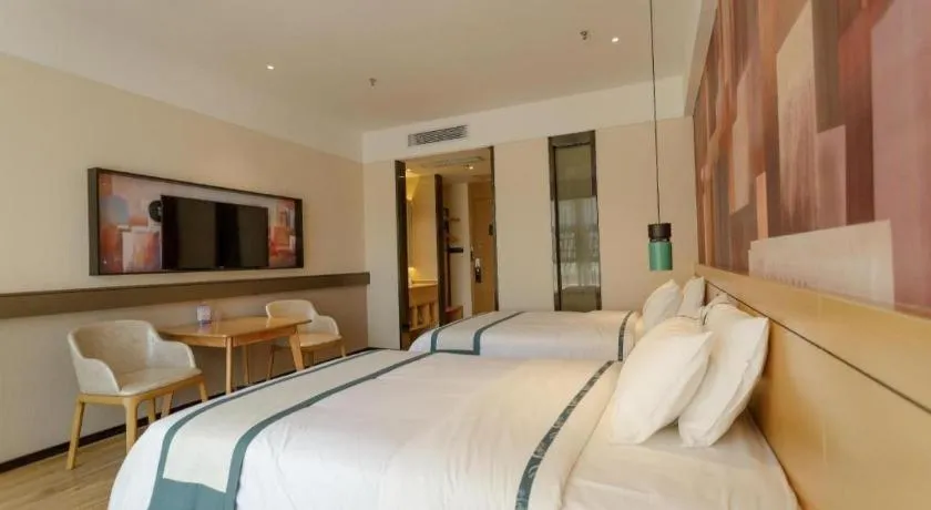 Bed in City Comfort Inn Baise Jinxiuguoji