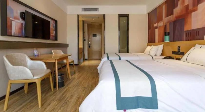 Bed in City Comfort Inn Baise Jinxiuguoji