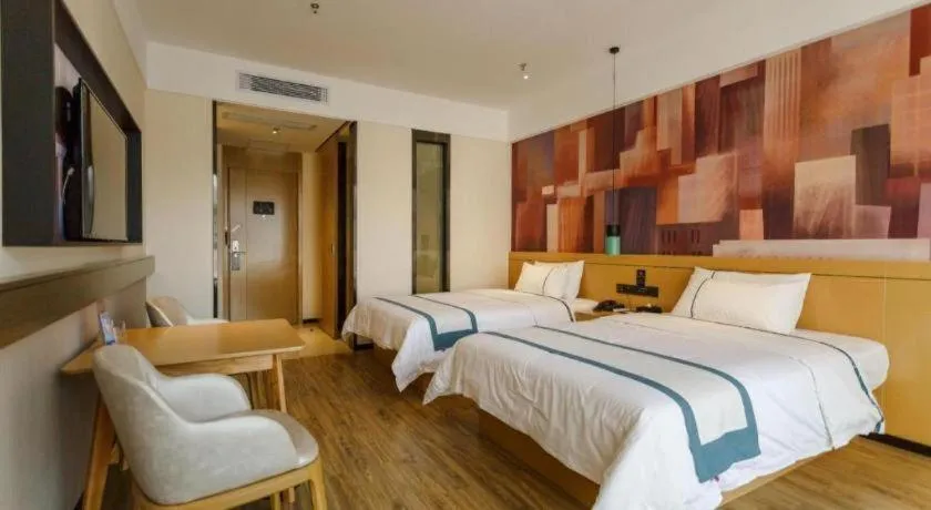 Bed in City Comfort Inn Baise Jinxiuguoji