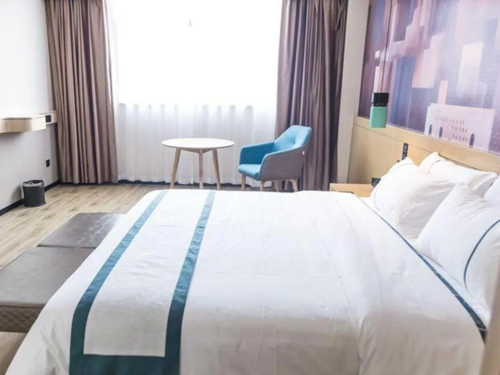 Bed in City Comfort Inn Jingzhou Gongan Chengshi Square