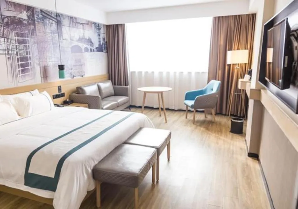 Bed in City Comfort Inn Jingzhou Gongan Chengshi Square