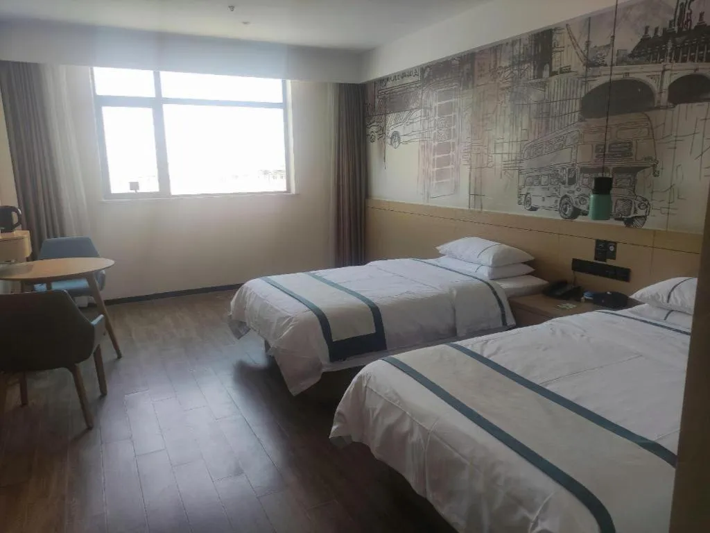 Bed in City Comfort Inn Jingzhou Gongan Chengshi Square