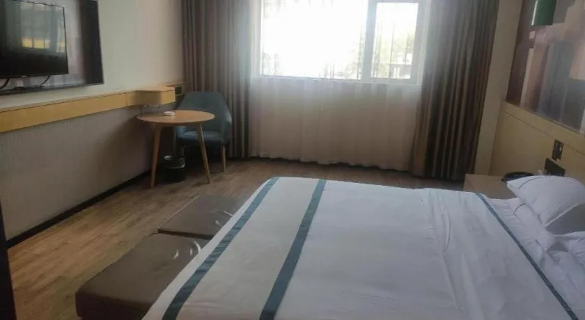 Bed in City Comfort Inn Jingzhou Gongan Chengshi Square