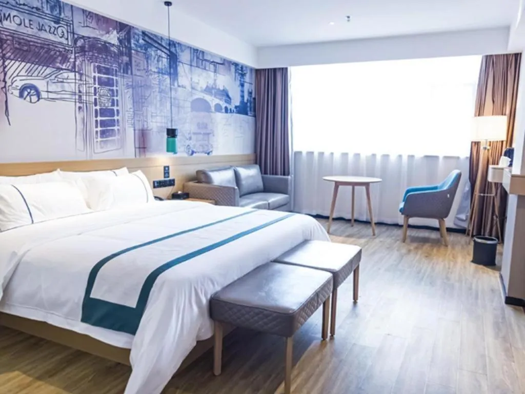 Bed in City Comfort Inn Jingzhou Gongan Chengshi Square