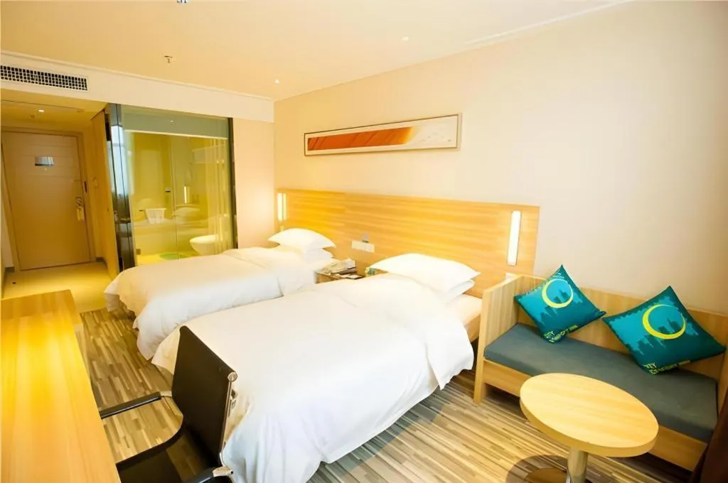 Bed in City Comfort Inn Wuhan Jianghan Road Jiali Square