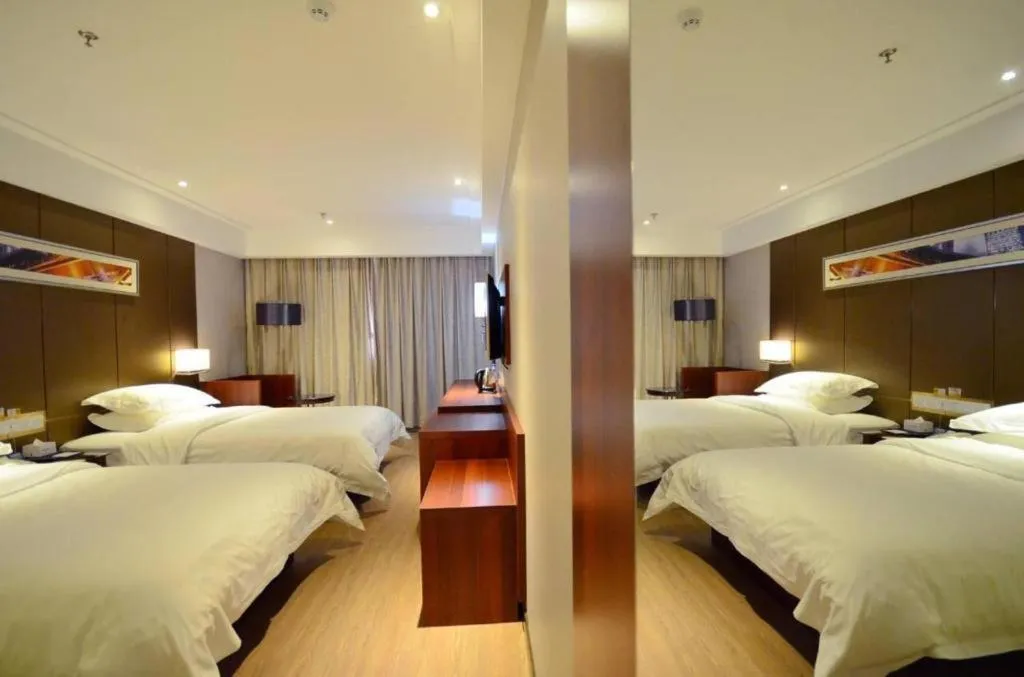 Bed in City Comfort Inn Wuhan Jianghan Road Jiali Square