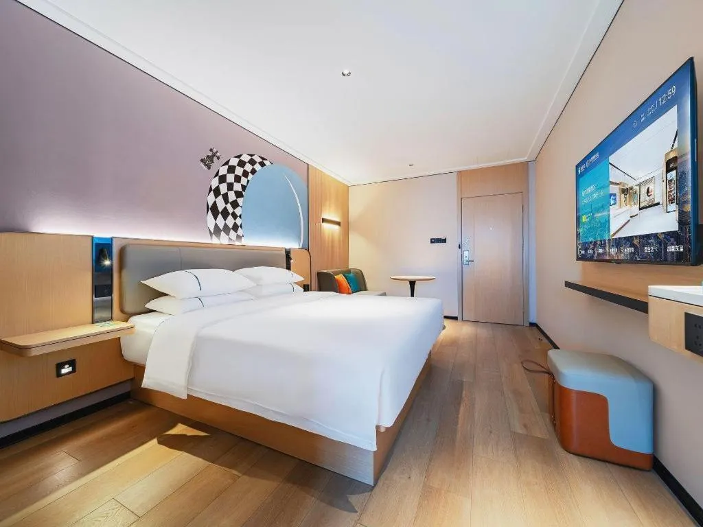 Bed in City Comfort Inn Wuhan Jianghan Road Jiali Square