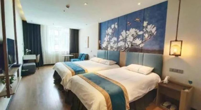 Bed in Magnotel Shenyang Consulate Qingnian Street