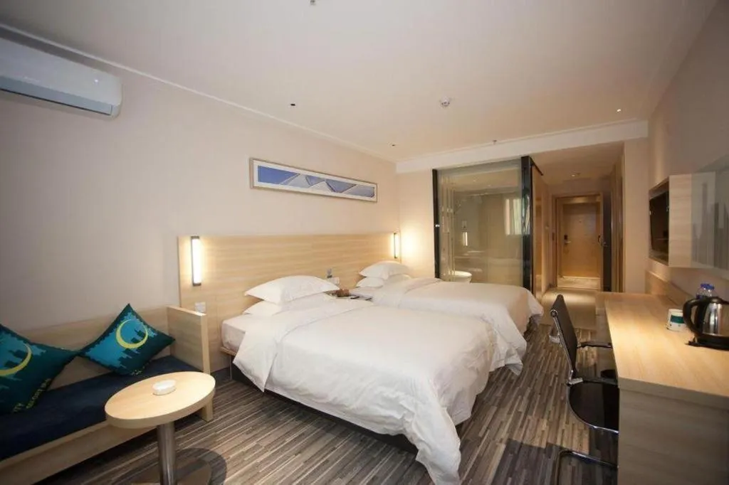 Bed in City Comfort Inn Foshan Nanhai Avenue Guicheng Metro Station