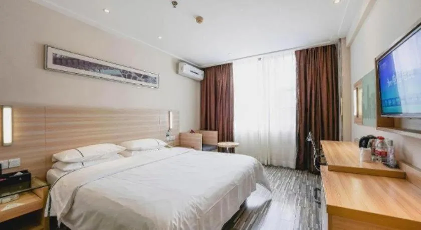 Bed in City Comfort Inn Foshan Nanhai Avenue Guicheng Metro Station