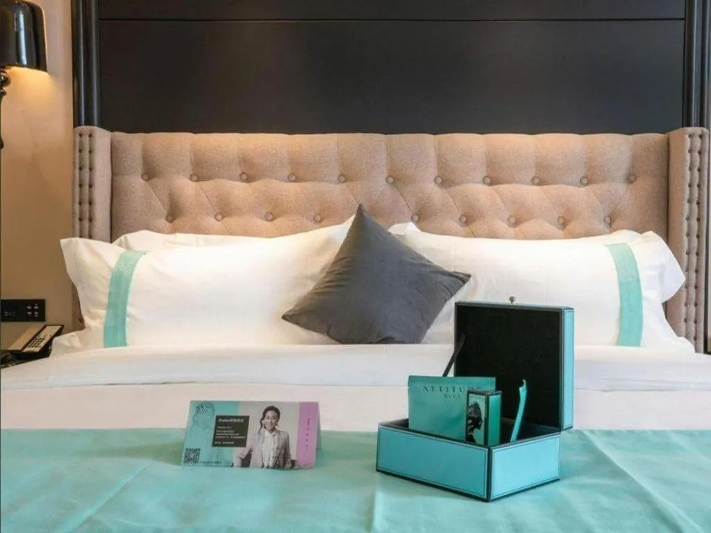 Bed in Xana Hotelle Beijing Fengtai Railway Station Tiantan Hospital