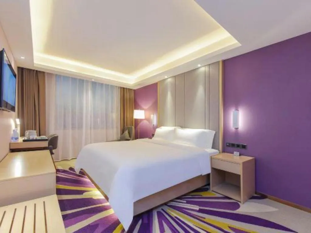 Bed in Lavande Hotel Chongqing Xinghui Liangjiang Happiness Plaza