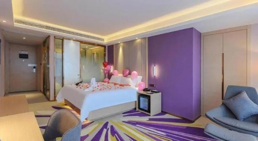 Bed in Lavande Hotel Chongqing Xinghui Liangjiang Happiness Plaza