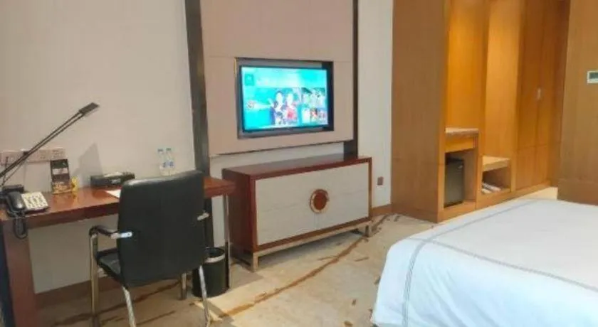 Bed in Shanghai Manhattan Hotel Minhang