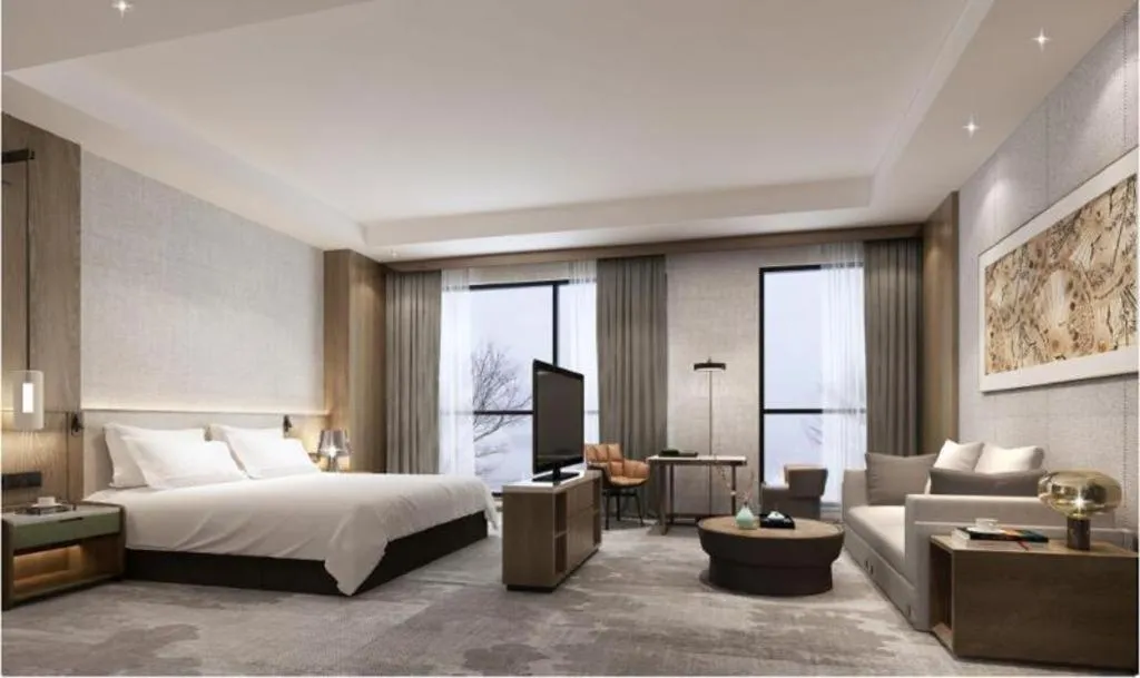 Bed in Empark Grand Hotel Fuzhou