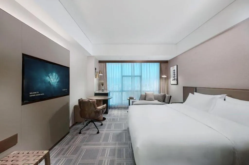 Bed in Empark Grand Hotel Fuzhou