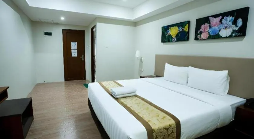 Bed in Hotel Fleur de Liz