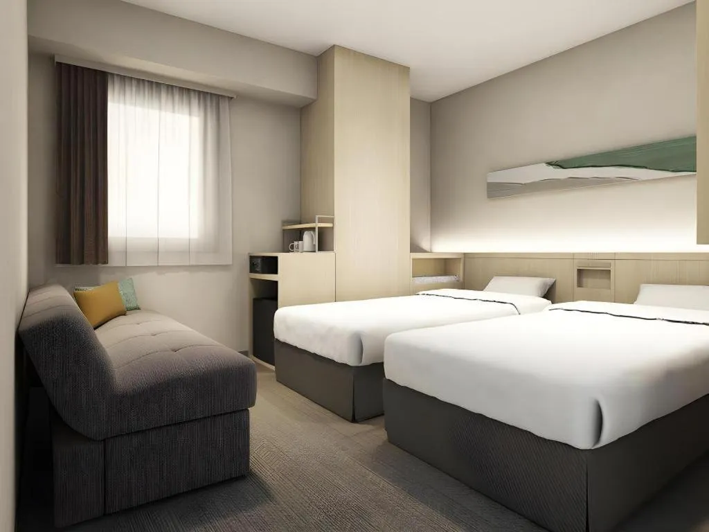 Bed in Hotel IL FIORE Kasai ANNEX