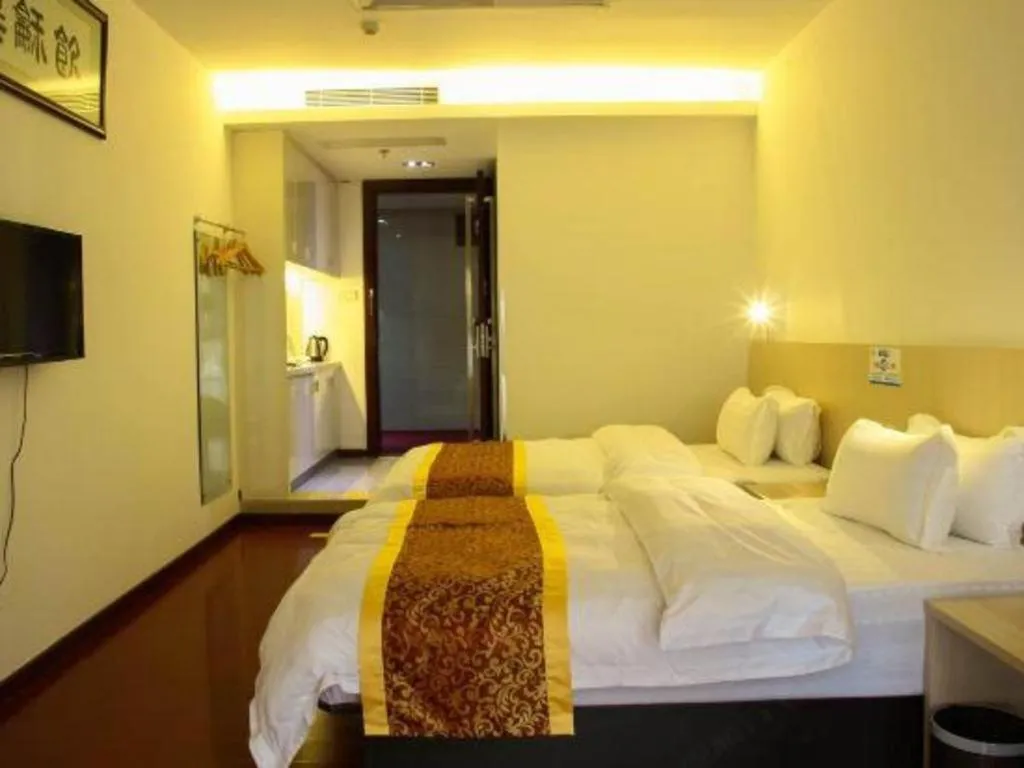 Bed in Guangzhou Hailian Hotel - Haizhu District Binjiang East Road Metro Station