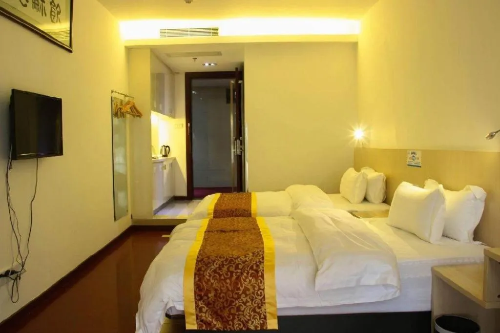 Bed in Guangzhou Hailian Hotel - Haizhu District Binjiang East Road Metro Station