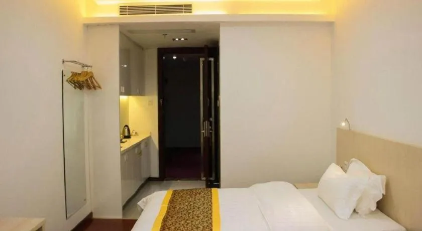 Bed in Guangzhou Hailian Hotel - Haizhu District Binjiang East Road Metro Station