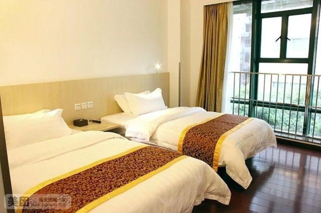 Bed in Guangzhou Hailian Hotel - Haizhu District Binjiang East Road Metro Station