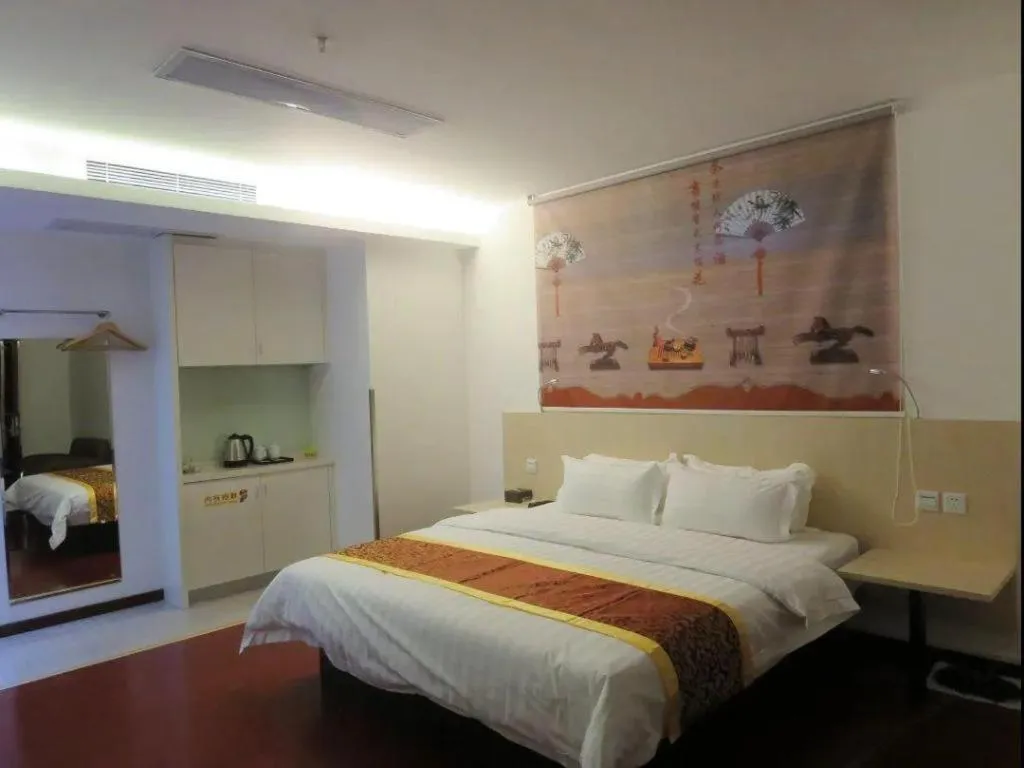 Bed in Guangzhou Hailian Hotel - Haizhu District Binjiang East Road Metro Station