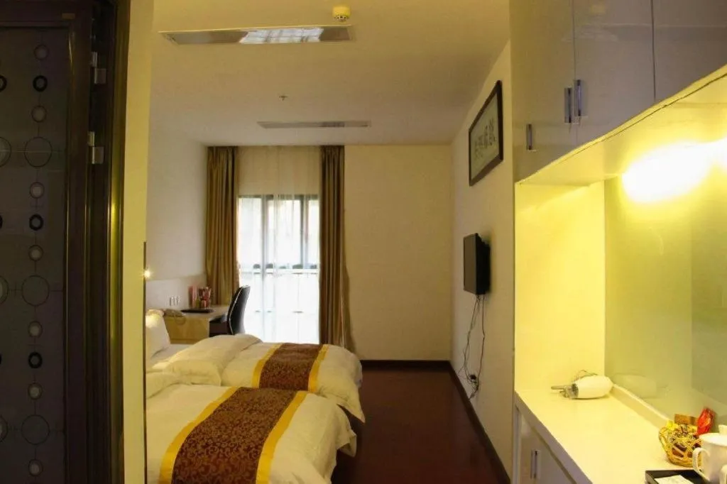 Bed in Guangzhou Hailian Hotel - Haizhu District Binjiang East Road Metro Station