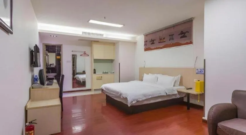Bed in Guangzhou Hailian Hotel - Haizhu District Binjiang East Road Metro Station